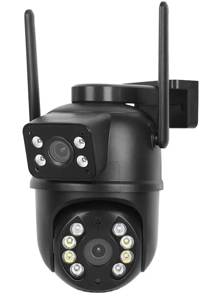 8MP 4K Dual Lens Dual Screens PTZ Wifi Camera AI Human Detection Wireless Outdoor CCTV Security IP Camera