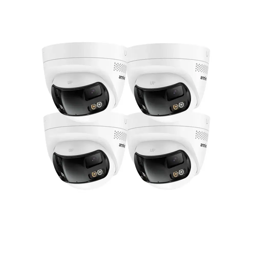 ANNKE Security Camera System 4K 8MP 180 Panoramic Dual Lens 8CH NVR CCTV Camera System Night Vision 8MP Security Camera Outdoor