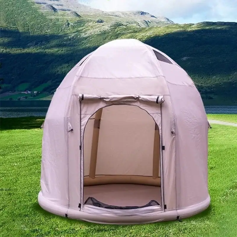 Automatic Opening Inflatable Tent, Outdoor Camping Tent, Hiking, Travel, Quick, 2-4 Person Air Tent, Waterproof Camping Tents
