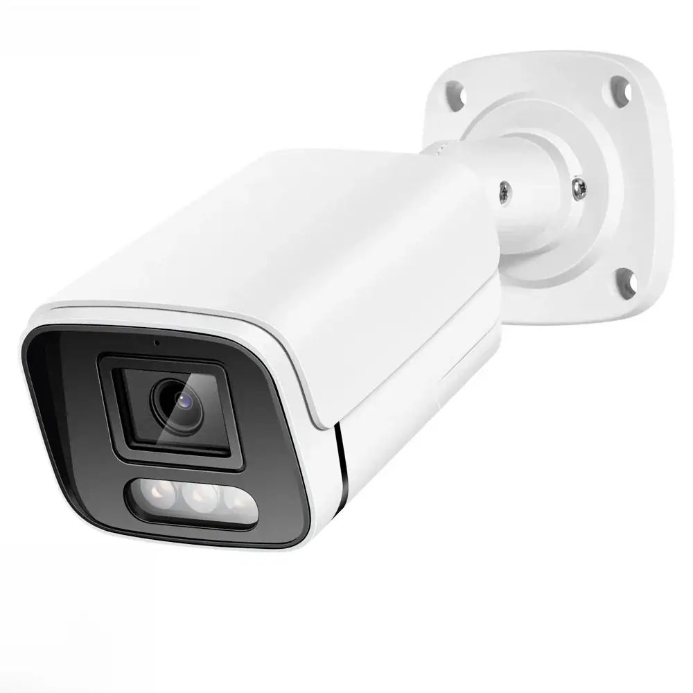 4K 8MP IP Camera Audio Outdoor POE H.265 Onvif Metal Bullet CCTV Home 4MP Color Night Vision Security Camera