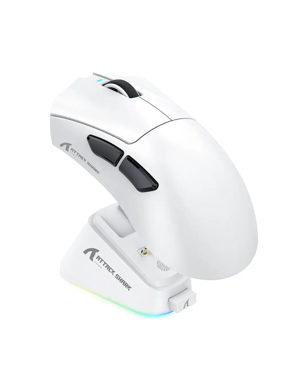 ATTACK SHARK V3PRO Ultra-Light Gaming Mouse with Charging Dock,2.4G Wireless/Bluetooth/Wired,1000hz Polling Rate, 25000 DPI