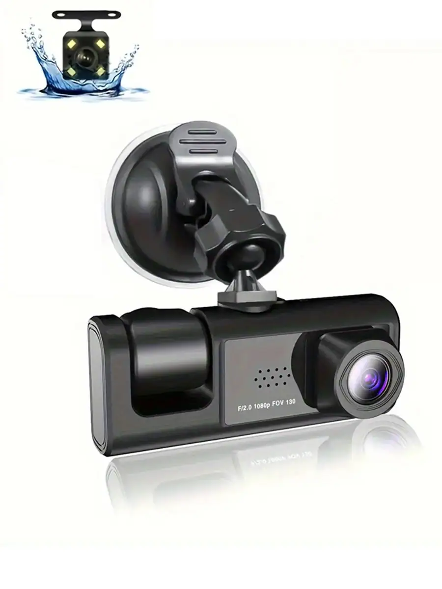 1080P Dual camera Dash Cam for cars,Front And Inside,car camera with IR Night Vision,Loop Recording,wide angle Car DVR Came