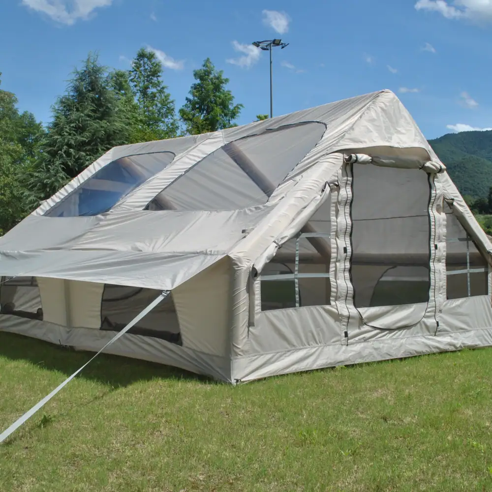 13' X 10' Inflatable Camping Tent for 8-10 Person,Large Inflatable Tent, 4 Season Blow up Tents, Inflatable Cabin Tent