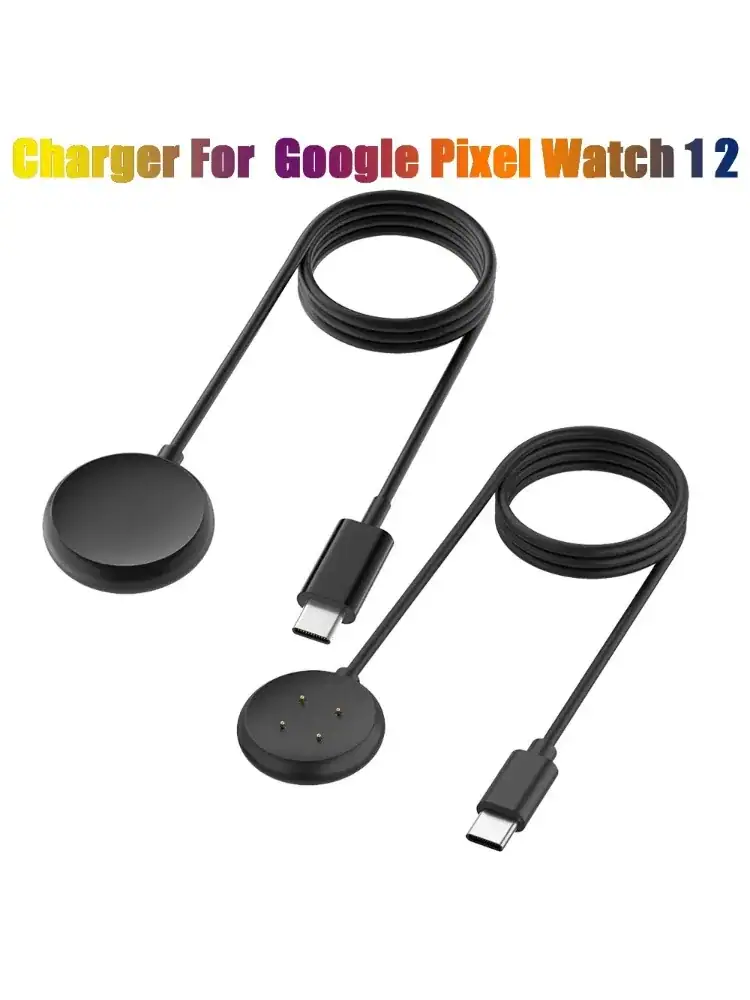 1Pc Type C Charger For Google Pixel Watch 1 2 3 Charging Cable Stock For Google Pixel Watch 3 2 1 Power Charge Wire Accessories