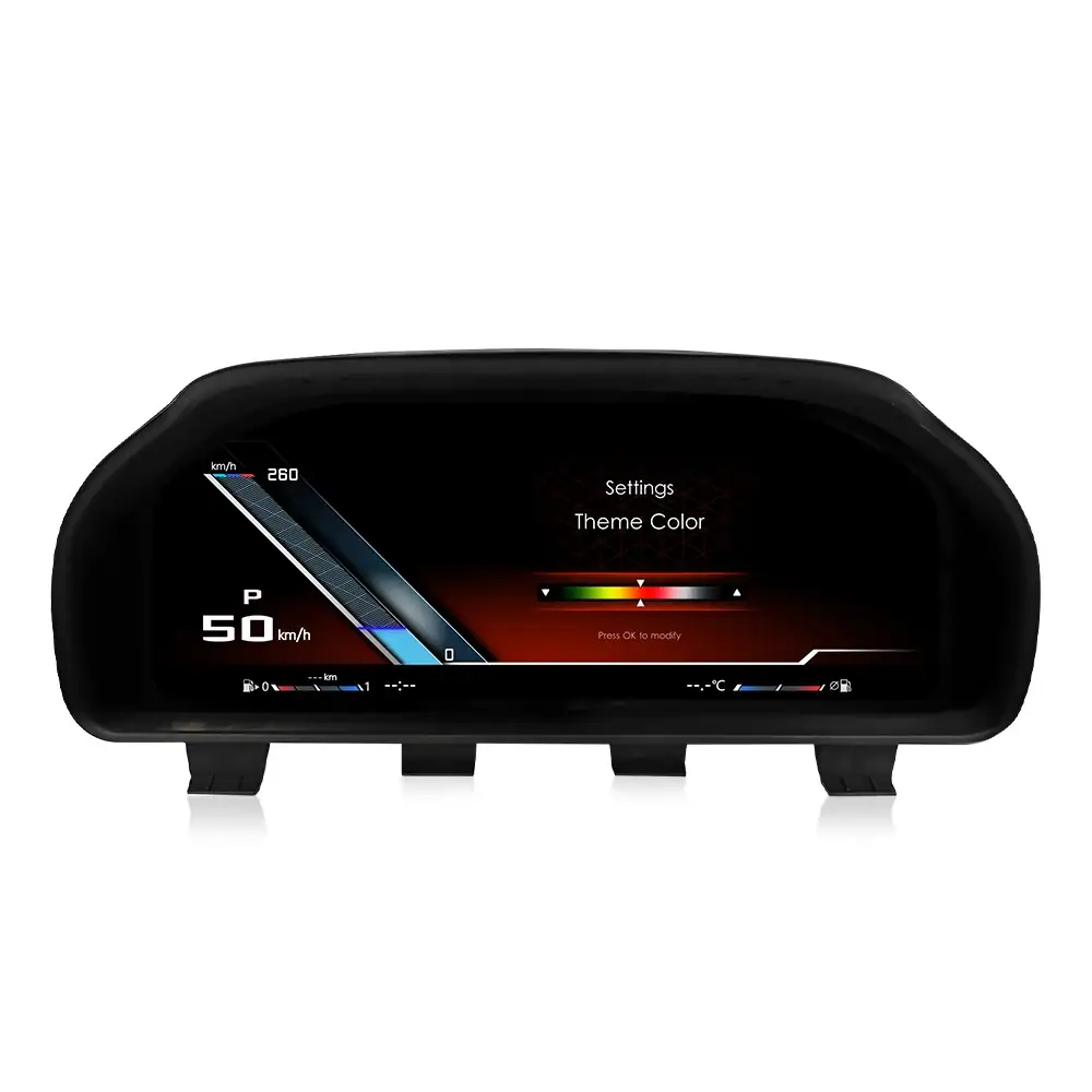 12.3" Dashboard Speedometer For BMW F10 F11 F18 F01 F02 F03 F07 F06 F12 F13 F25 F26 F15 F16 Digital Instrument Cluster CarPlay