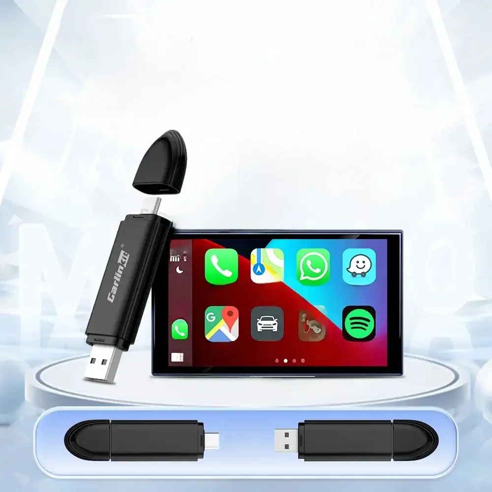 CarlinKit 5.0 Pro Wireless CarPlay Adapter Plug & Play Smart CarPlay Box USB Dongle for OEM Car WiFi Bluetooth Auto Connect