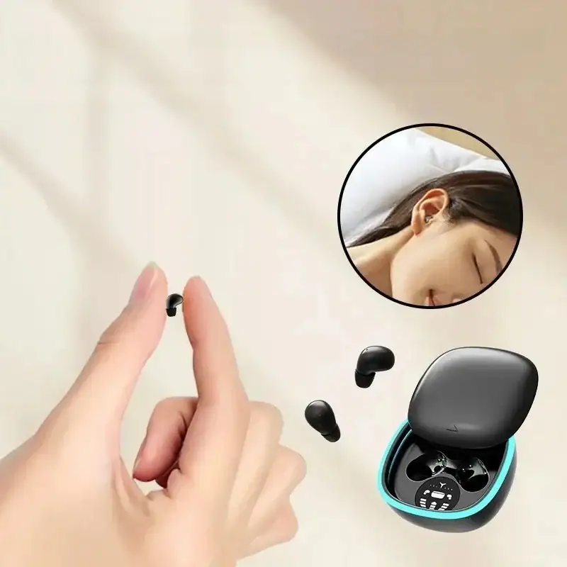 2025 MINI13-N Ultra Small Invisible Wireless Bluetooth Earphones In Ear Sleep Earbuds Noise Reduction Game Call Headphones