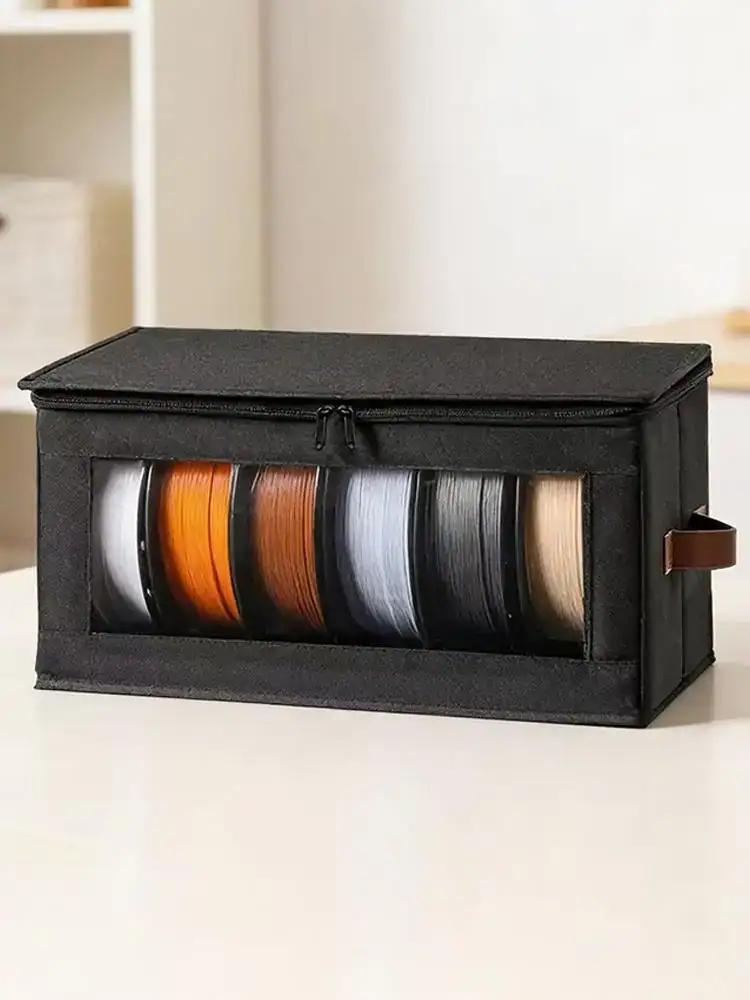 3D Printer Filament Storage Bag- Filament Storage Bag with Cover, 3D Printing Accessories Holder Rack for Home, Office Workshop