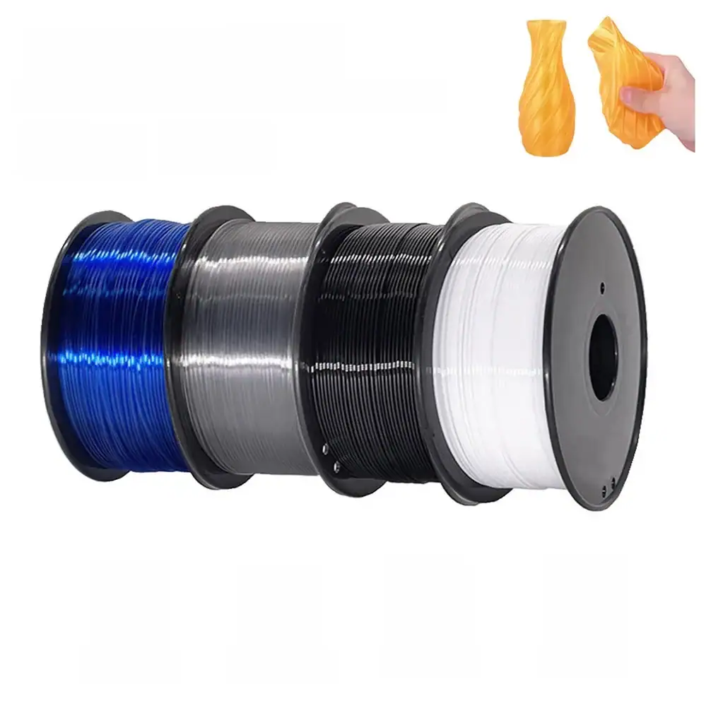 TPU 3D Printer Flexible Filament 250g 1.75mm Length 80M