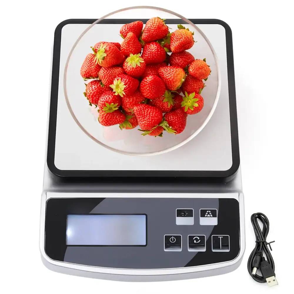 15KG/3KG Electronic Kitchen Scale USB Charge Precision Balance Food Scale Household Coffee Scale Smart Digital Baking Scales