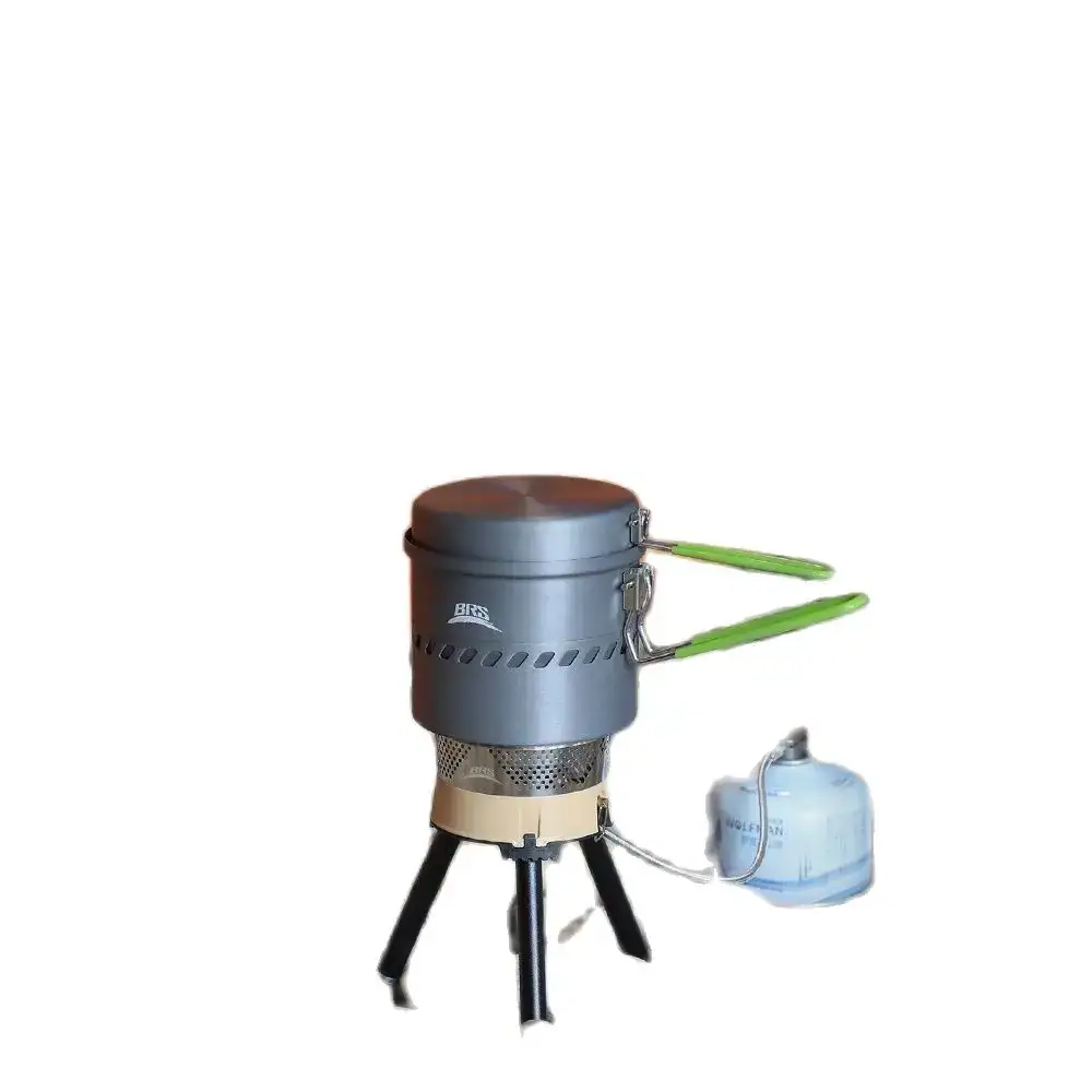 BRS-TS19 Reactive Stack Heat Cooking System Pot/Jet Burner Set Backpacking and Camping Stove System 1900W Reactor Set