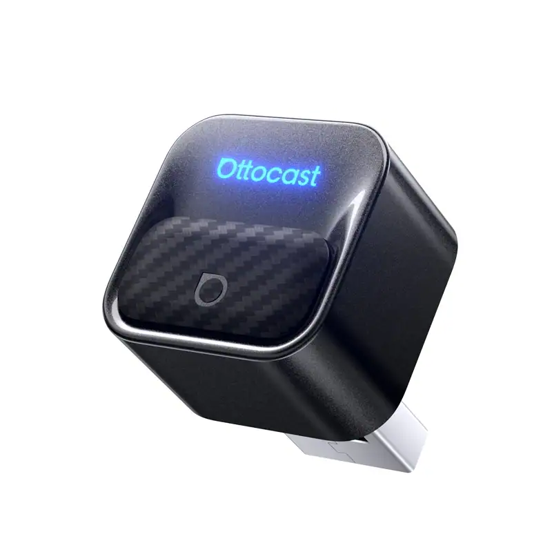 Ottocast Core Wireless CarPlay & Android Auto Adapter 2in1 Fast Connect Dongle Plug & Play USB Auto Reconnect WiFi 6 BT5.4