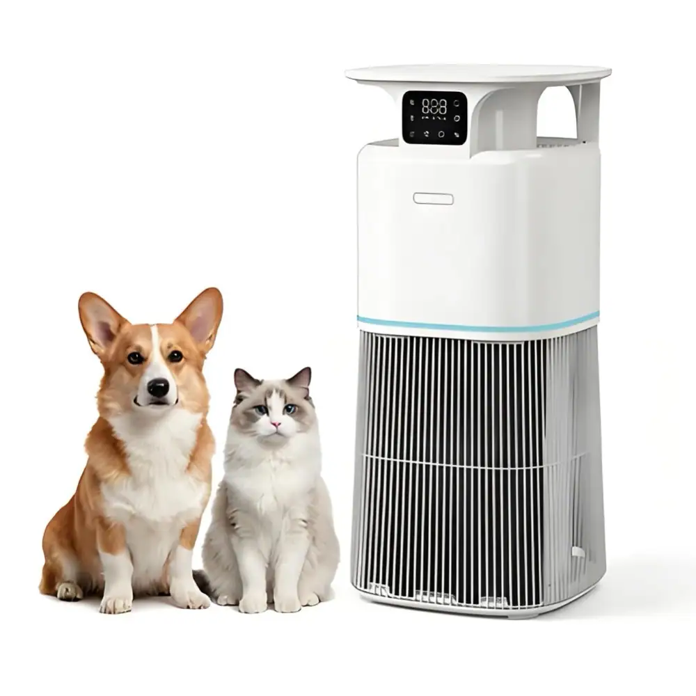 Air Purifier for Large Room Up to 3700 Ft², H13 HEPA Air Cleaner | Smart WiFi App, Sleep Mode, Aroma Function, 1.8M Power Cord, Pet Dander Smoke Odor Dust Remover for Bedroom Kitchen Office