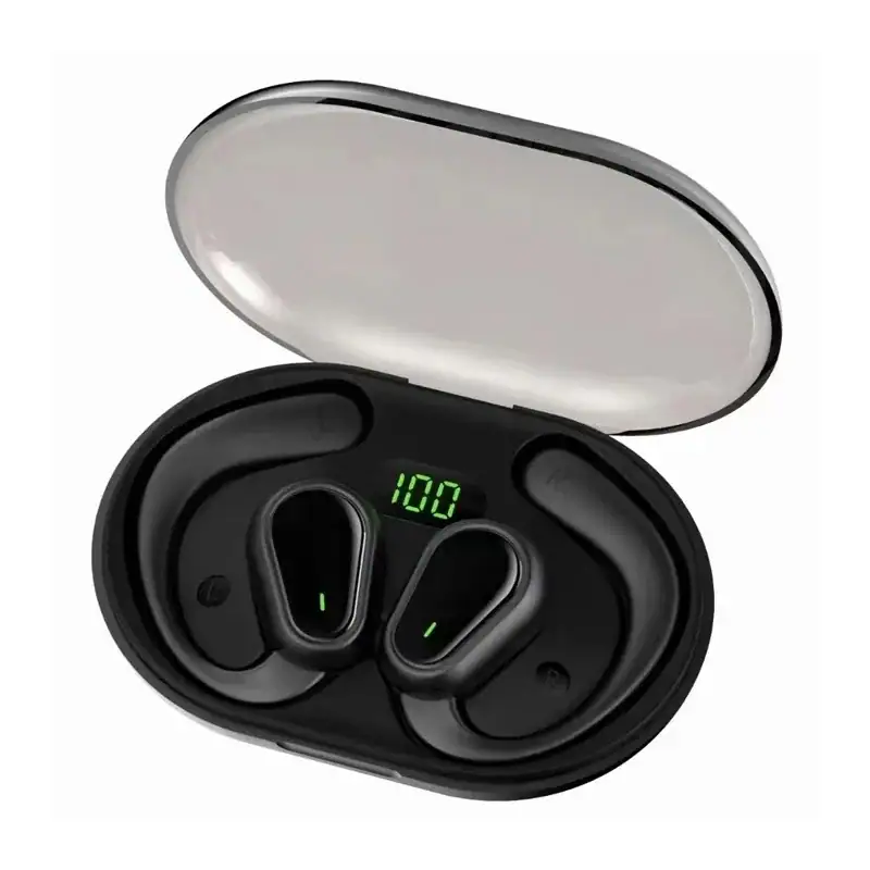 KEBIDUMEI Open-Ear Bluetooth 5.3 Earphones Ear Hook Headphones HiFi Stereo Waterproof Wireless Headset Noise Reduction Earbuds