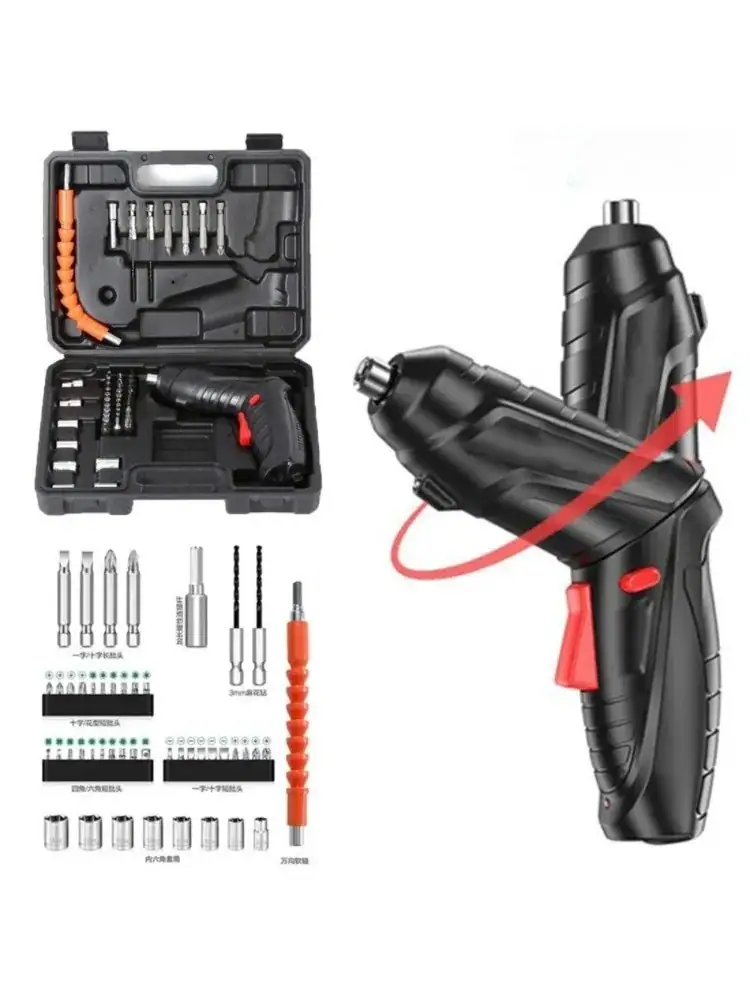 3.6V Electric Screwdriver Rechargeable Electronic Screwdrivers Multifunctional Foldable Screwdriver Carpentry Screwdrivers