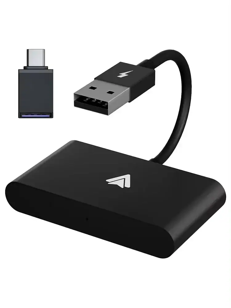 Wireless CarPlay Adapter for Android/Iphone IOS Convert Wired CarPlay to Wireless Dongle Plug Paly USB/Type-C Auto Car Adapter