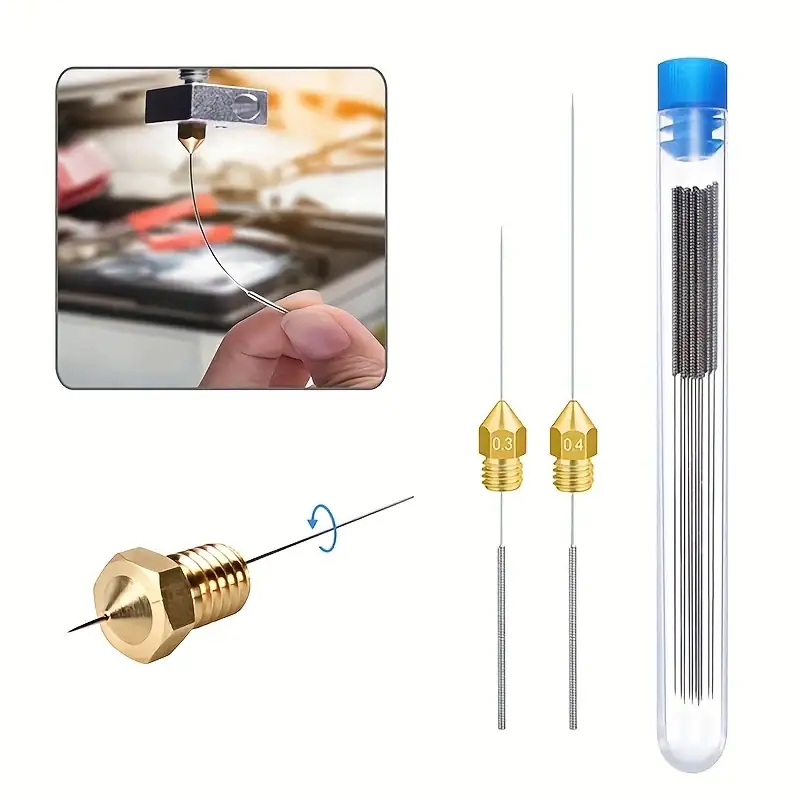 10-Piece Stainless Steel Cleaning Nozzle Kit