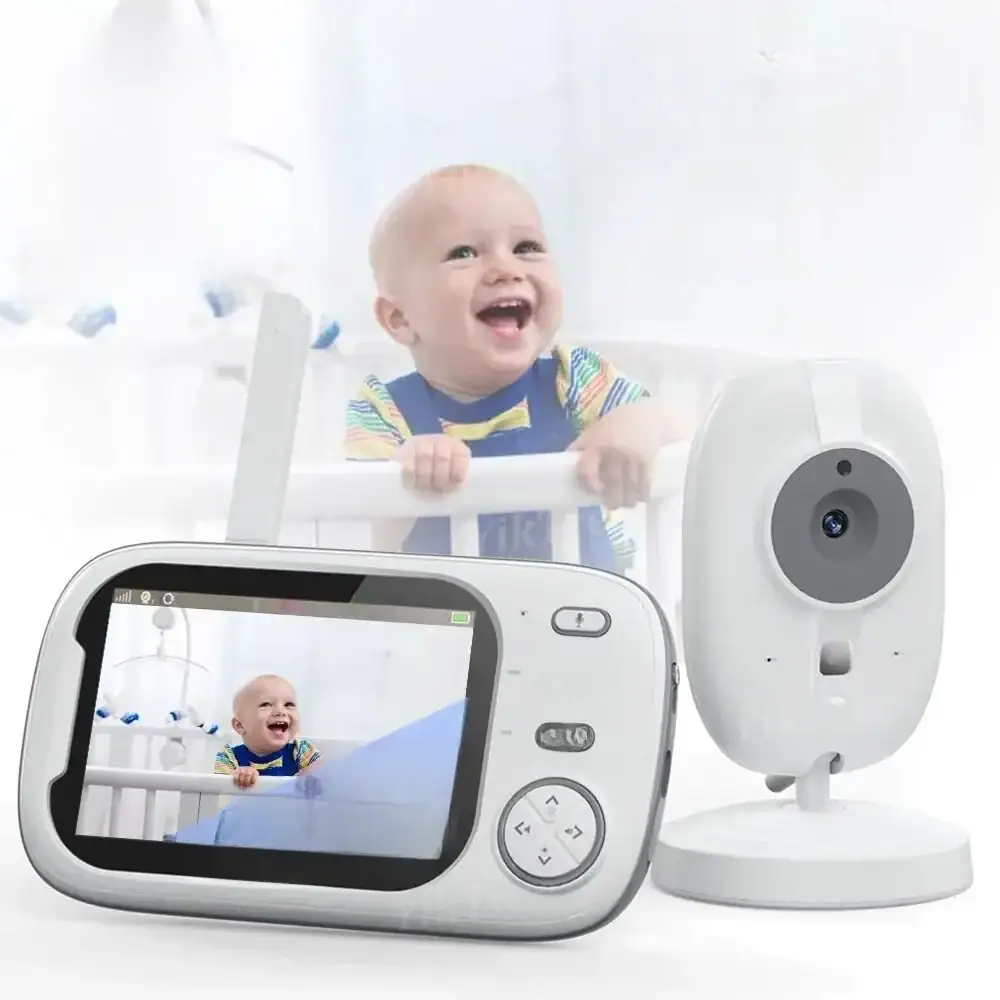 3.5 Inch Wireless Video Baby Monitor Mother Kids Two-way Audio Baby Nanny Security Camera Night Vision Temperature Monitoring