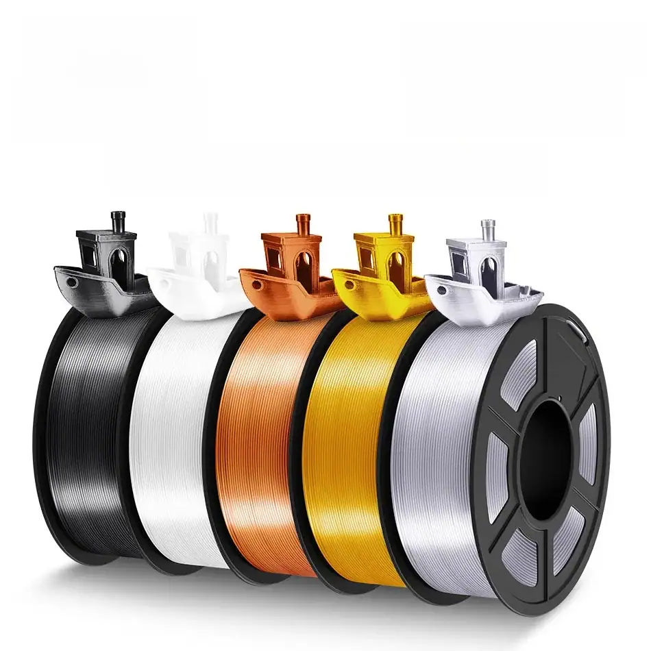 JAYO SILK PLA + Filament 1.75mm SILK PLA Plus Filament 1.1KG Smooth Silky Shiny Surface 3D Filament Fit For FDM Printers