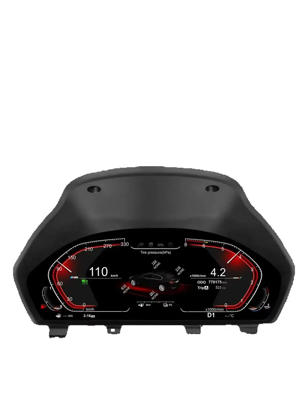Carcluster Plug & Play Dashboard For BMW 3 Series F30 F31 F32 2013-2019 Years Digital Cluster LCD Speedometer Virtual Cockpit Carplay Android Mirror