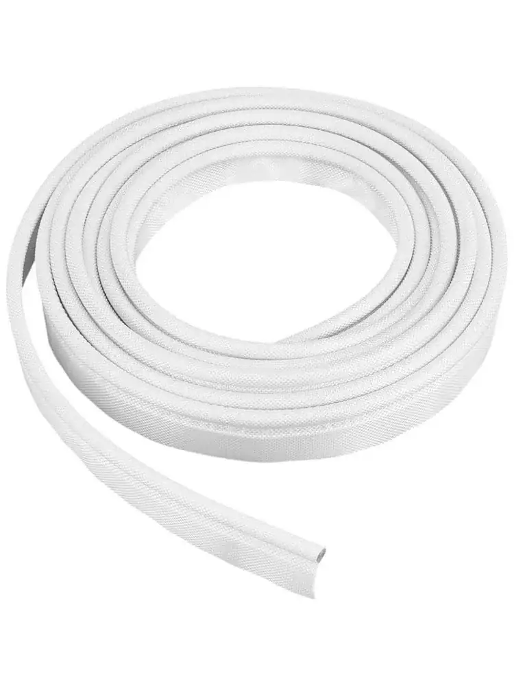 5.5 Yards Awning Rail Piping 8mm Double Flap Awning Tent Piping Insert with Solid PVC Core for Rv Tarps Camping Tent