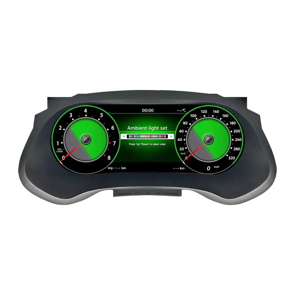 Carcluster 12.3'' LCD Digital Dashboard Cluster for Seat Leon 2013-2018 Years with HDMI Carplay Radio Support Instrument Panel Cockpit
