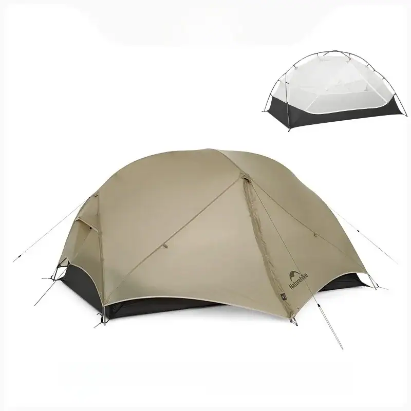 Naturehike Mongar UL Hiking Tent 1 2 Person 15D Nylon Ultralight Waterproof Double Layer Outdoor Backpacking Travel Camping Tent