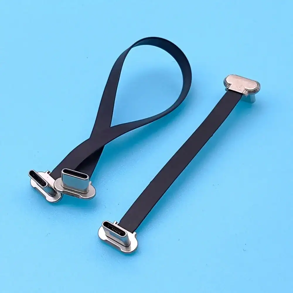 USB C Type-C USB FPC Soft Flat Cable Male To Male Charging Cable Fast Charge Charging Wire Extention for Phone