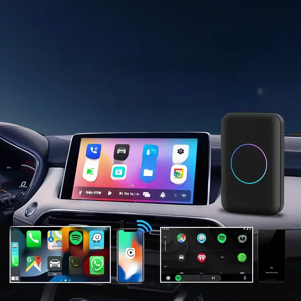 Carlinkit Carplay Ai Box Wireless Carplay Android Auto Android 10 4-Core CPU 32GB WIFI Ondersteuning Support IPTV Youtube