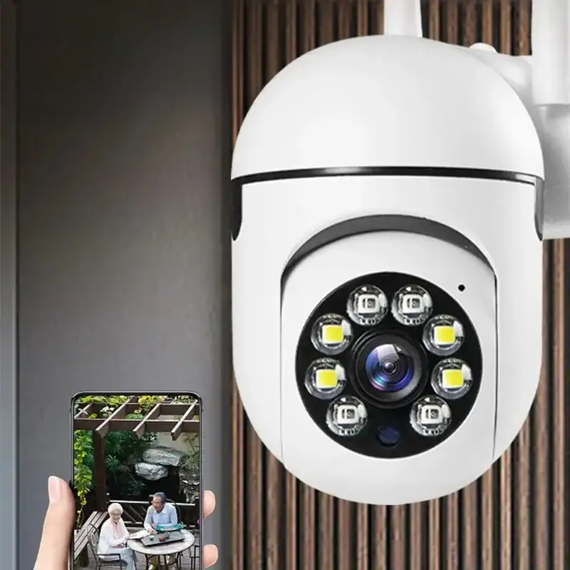 2MP Wireless Security Surveillance Camera 1080P Wifi IP Camera Outdoor AI Human Tracking Two-way Audio Night Color Cam