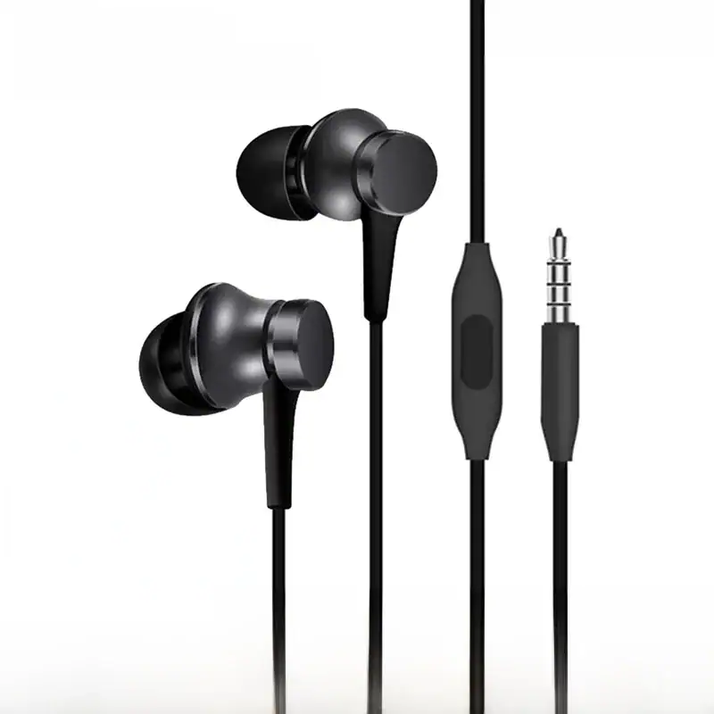 Original Xiaomi Piston 3 Earphone Bass Wired 3.5MM In-ear Sport Headphone with Mic Headset for Phone Xiaomi Samsung Huawei