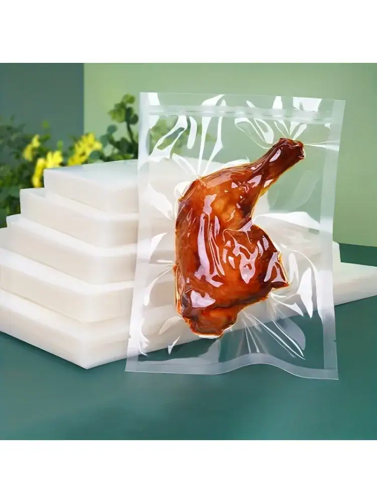 50PCS/Lot BPA-Free Vacuum Food Bags, Vacuum Sealed Storage Bags For Food Storage and Preservation,Reusable Vacuum Sealer Bag