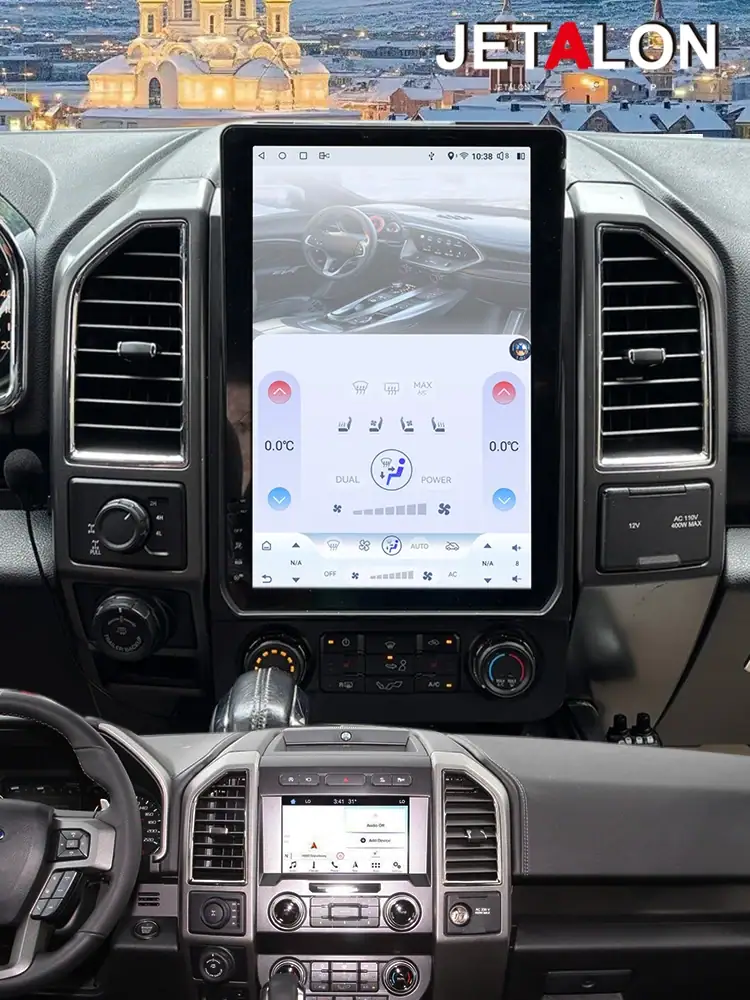 For Ford Raptor F150 2015-2020 Android 15 Car Radio 14.5" Auto Carplay WIFI Stereo Audio Multimedia Video Player GPS Navigation