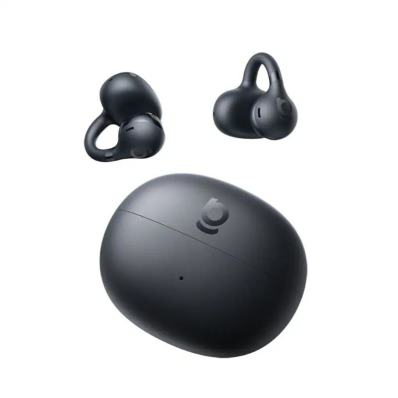 Baseus BC1 Ear Clip Earbuds Open Ear Wireless Earphones Bluetooth 6.0 Clip On Sports Headphones 4-Mics Super Bass IP55 Ear buds