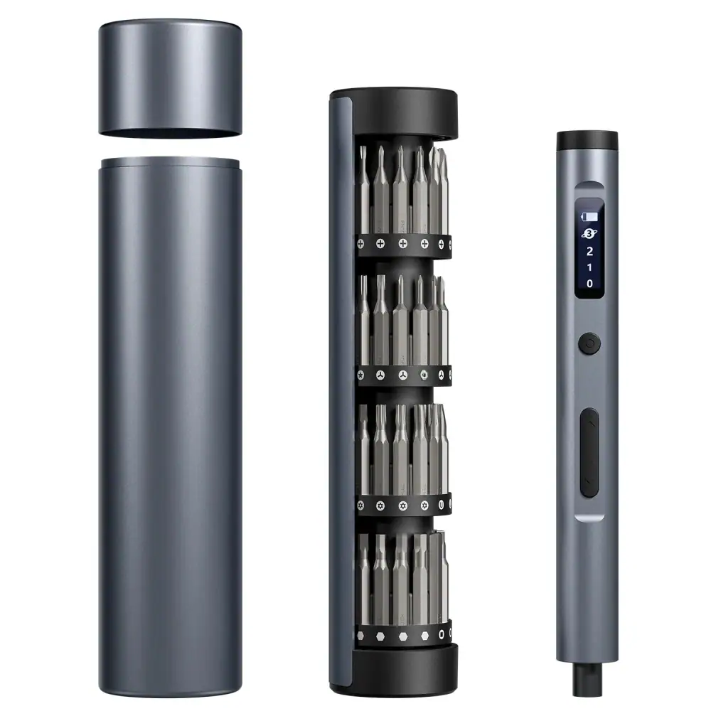 62 in 1 Precision Electric Screwdriver Set Power Tool Kits Rechargeable Wireless Small Bits Cordless Mobile Cell Repair