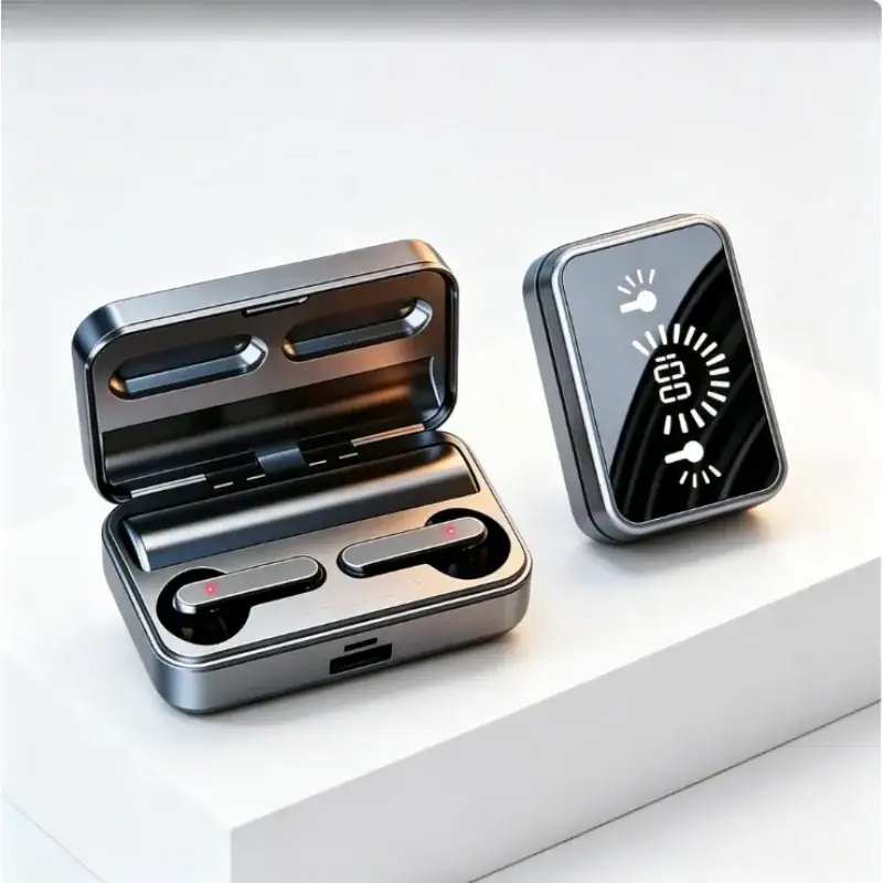 TWS Bluetooth-Compatible Earphones Stereo Sport Headset Wireless Headphone apply to smartphones