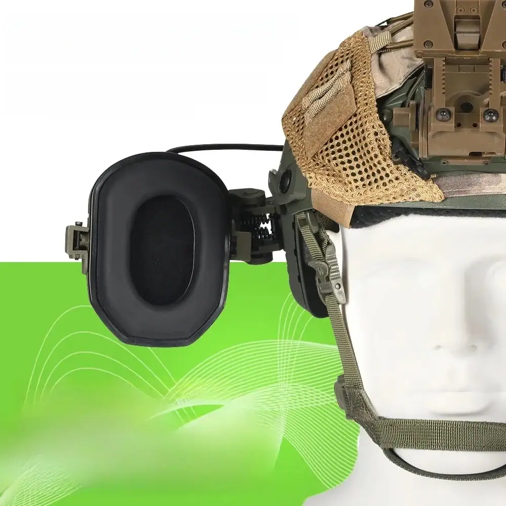 Active Helmet Mounted Earmuffs For Shooting Electronic Hearing Protection Ear Protect Noise Reduction Active Hunting Headphone