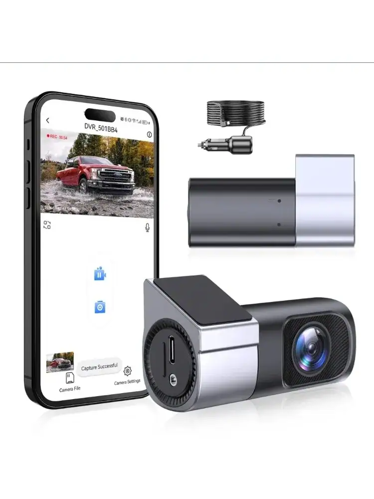 1080P Ultra HD Dash Cam Camera Recorder 360° Rotatable Night Vision WiFi Car Camera DVR