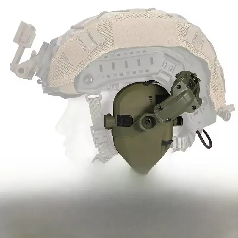 Active Helmet Mounted Earmuffs For Shooting Electronic Hearing Protection Ear Protect Noise Reduction Active Hunting Headphone