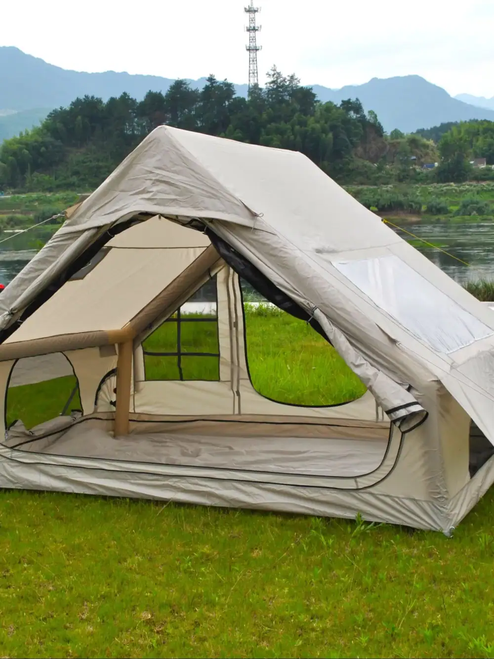 Inflatable Camping Tent,6 Person Inflatable Tent,Auto-Inflation