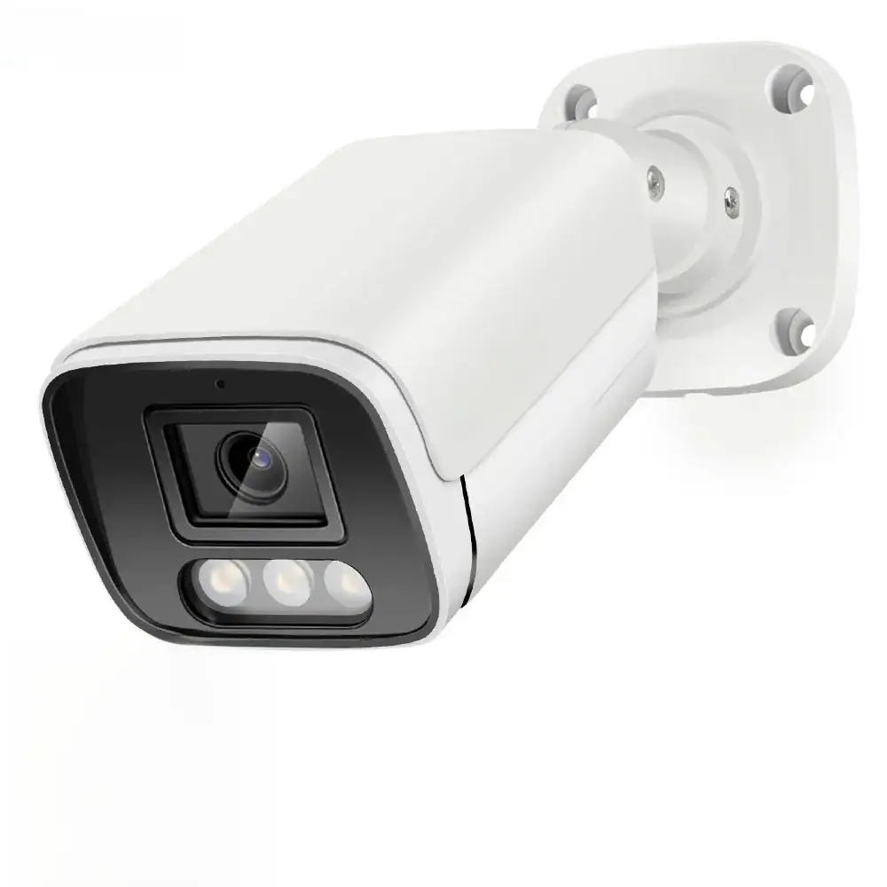 4K 8MP IP Camera Audio Outdoor POE H.265 Onvif Metal Bullet CCTV Home 4MP Color Night Vision Security Camera