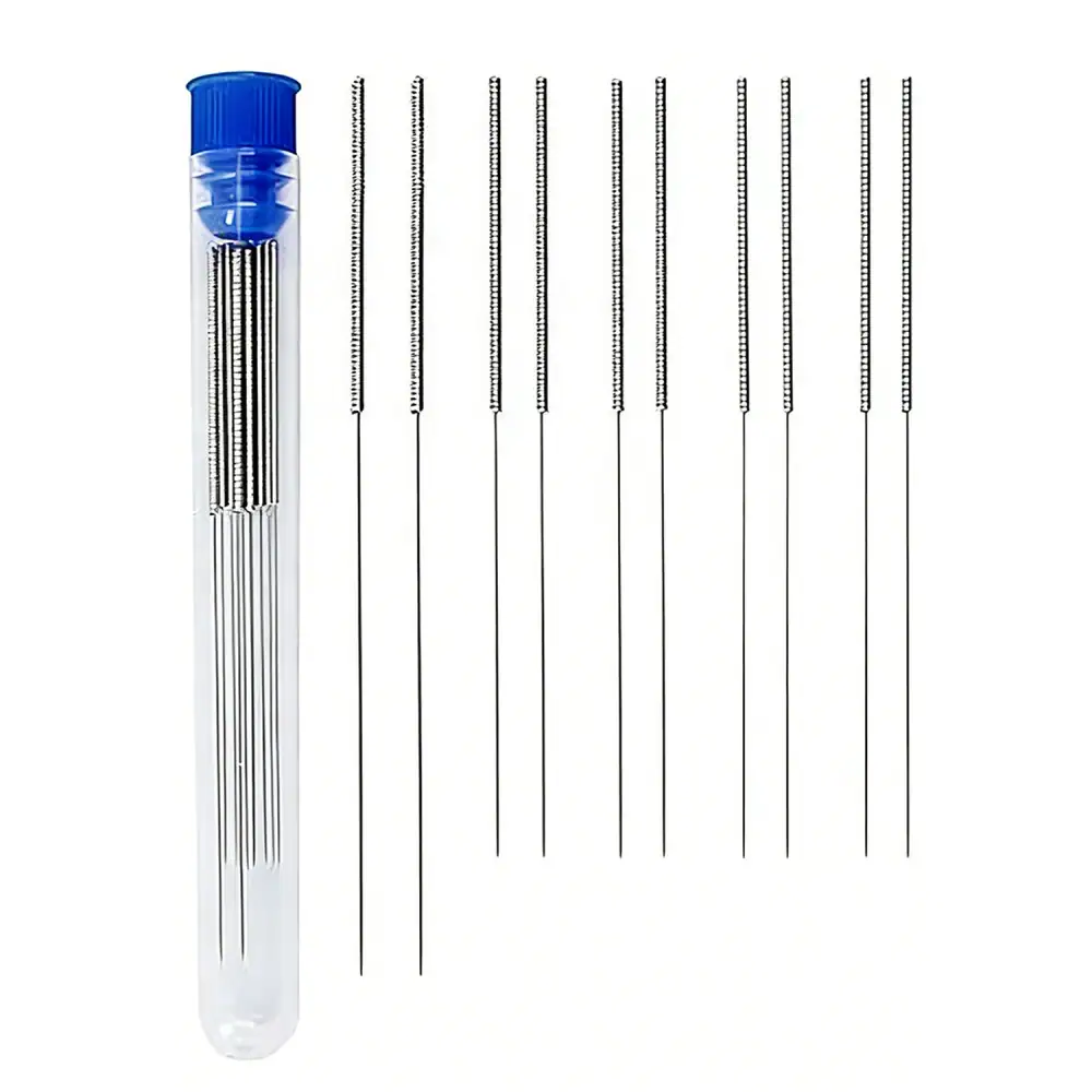 10Pcs Car Windscreen Jet Nozzle Washer Tool Stainless Steel Wiper Nozzle Cleaning Kit For 3D Printer Jets,Gas Stoves,Shower Head