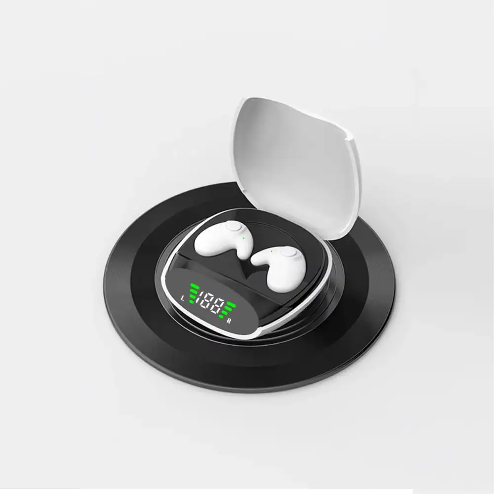 Wireless Sports Bluetooth Headphones Highend Tws Dual Ear Sleep In Ear Md538 Painless Call Noise Cancelling Thin Headphones