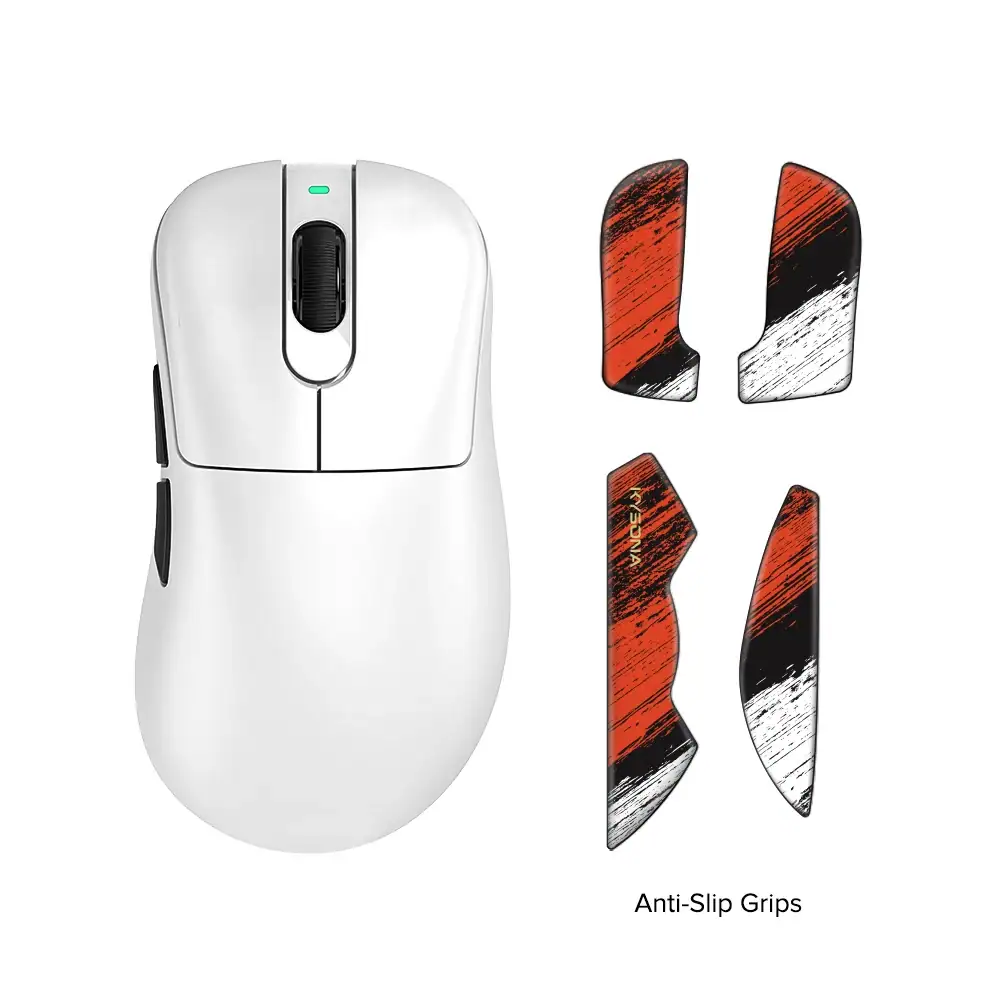 KYSONA Mars SE Wireless Gaming Mouse, PAW3311 Sensor, 1000Hz Polling Rate, 18000DPI, 57g Ultra-lightweight, Bluetooth Wireless