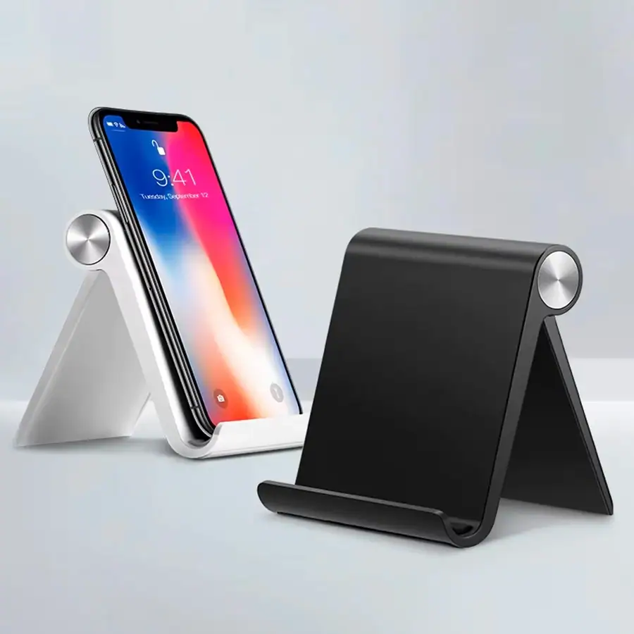Adjustable Phone Holder Stand Foldable Desktop Phone Support Universal Cell Phone Stand , Samsung
