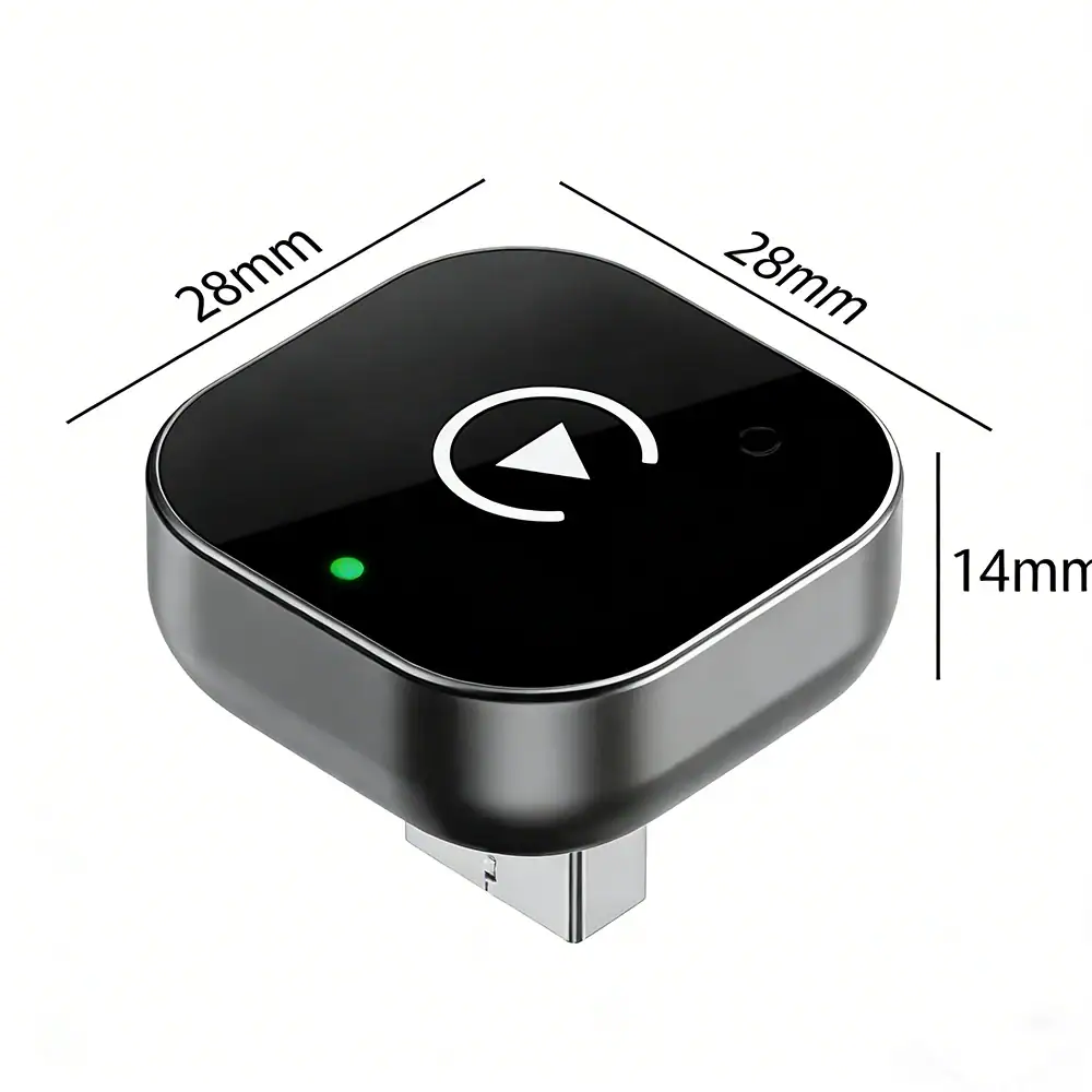 2026 Upgraded 2-in-1 Wireless CarPlay Adapter & Android Auto, Plug and Play Wired to Wireless Dongle with Fast Auto-C