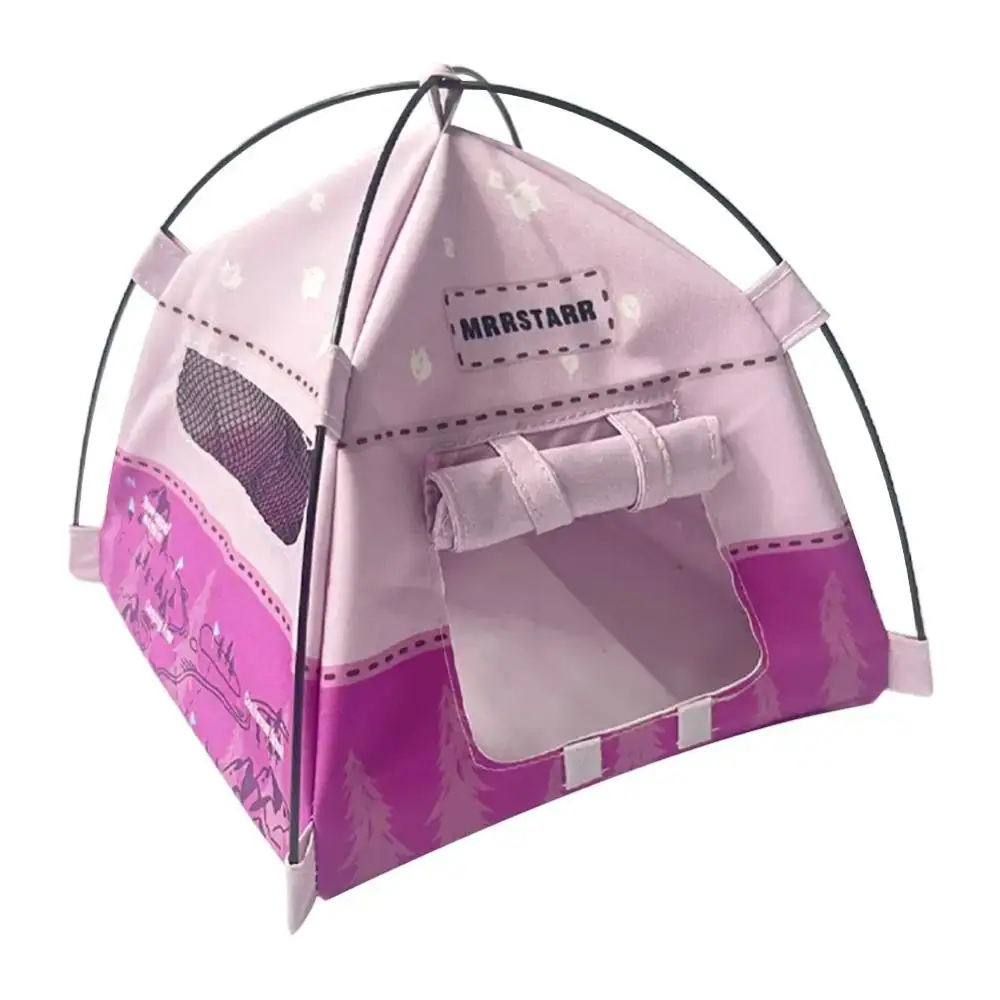 1:12 Miniature Camping Tent Model, Realistic Fabric Tent for Action Figures, Tiny Scene Decoration & Photography Props