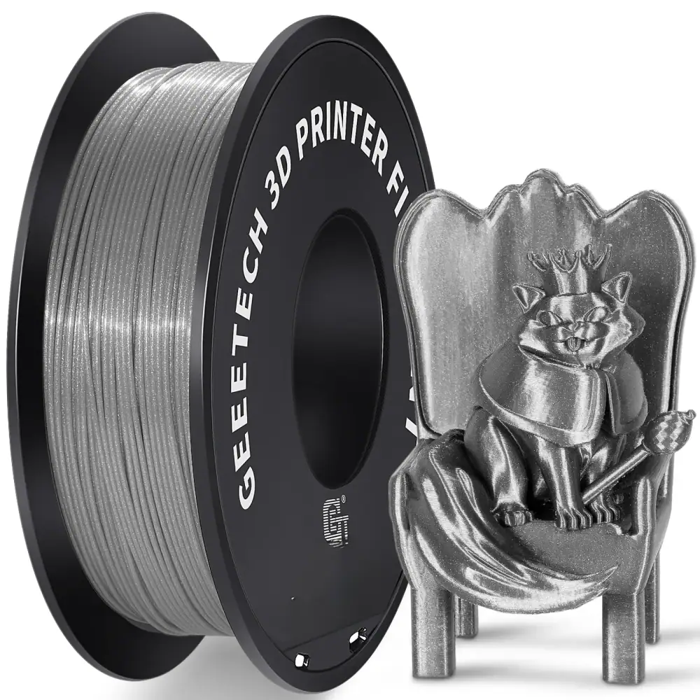 Geeetech Sparkly PLA Filament 1kg 1.75mm 3D Printer Plastic Material, Accuracy 0.03mm, Multiple Colour, Fit Most FDM Printer
