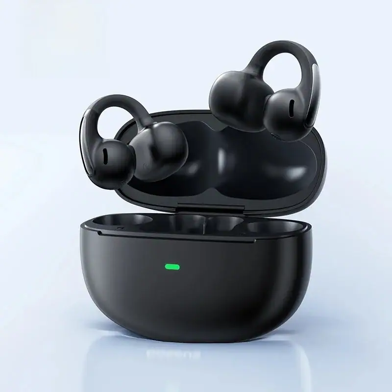 Baseus Bowie MC1 Ear Clip Wireless Earphones Bluetooth 5.4 Open-Ear Headphones Clip-On Sports Earbuds IP57 Waterproof AI-Bass